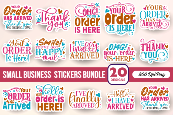 Download Small Business Stickers Bundle - Stickers Collection
