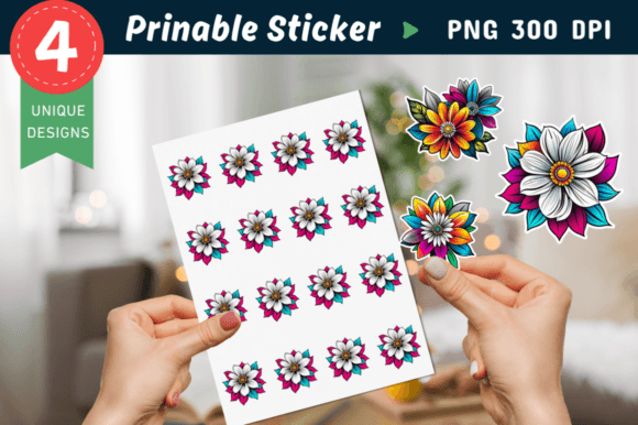 Download Flower Stickers, Floral Stickers, Flower - Stickers Collection