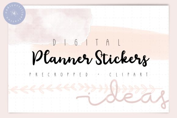 Download Precropped Digital Planner Stickers - Stickers Collection