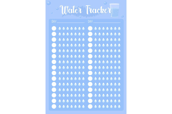 Download Water Drinking Tracker Creative Planner - Premium Resources