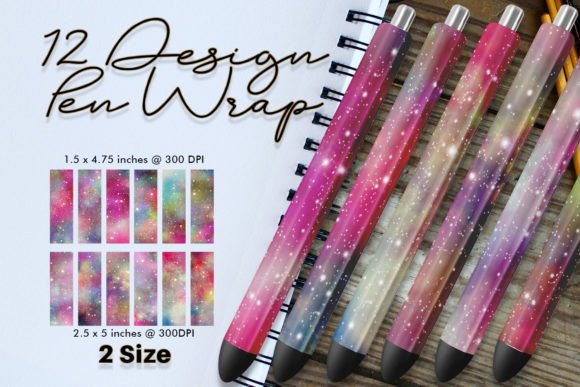 Download Pen Wrap Galaxy Space Sparkle Dark Pink - Dark pink Collection