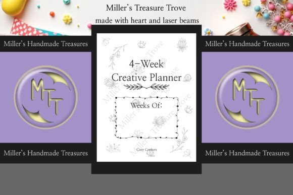 Download Canva 4 Week Creative Planner - Premium Resources
