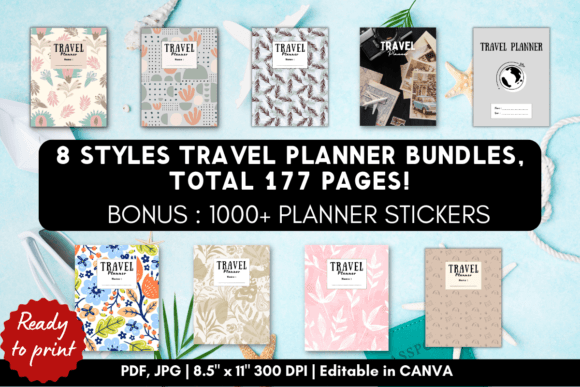 Download 8 Travel Planner Template Bonus Stickers - Stickers Collection