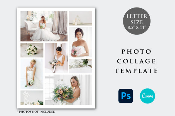 Download Letter Size Photo Collage Template - Premium Resources