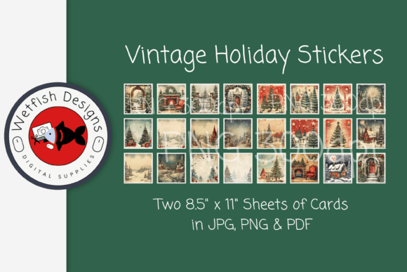 Download Winter Christmas Printable Stickers - Stickers Collection
