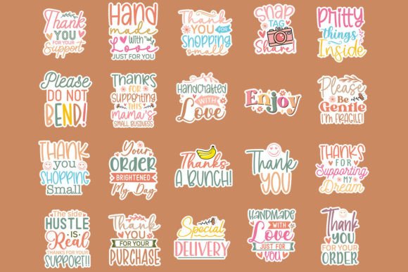 Download Thank You Stickers for Small Business - Stickers Collection