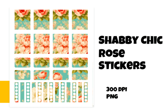 Download 🌸 Vintage Floral Planner Stickers - Stickers Collection