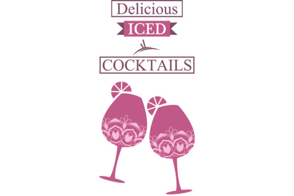 Download Dark Pink Bottle and Glass - Dark pink Collection