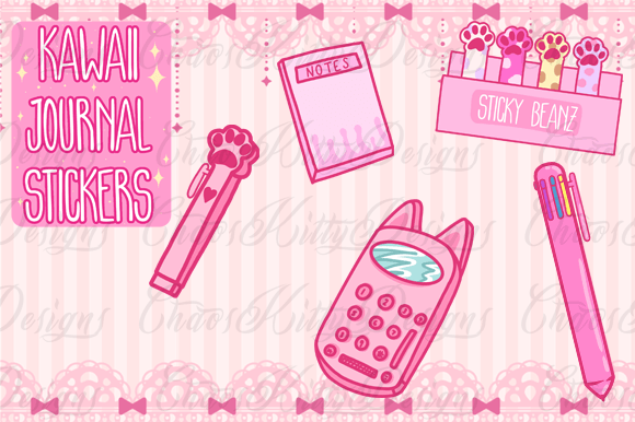 Download Kawaii Cute Journal Planner Stickers - Stickers Collection