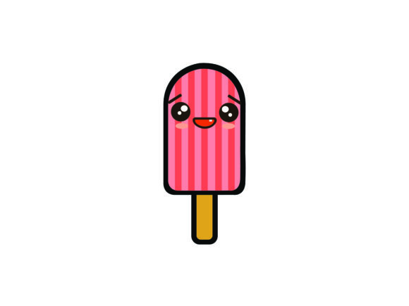 Download Kawai Ice Cream Dark Pink - Dark pink Collection