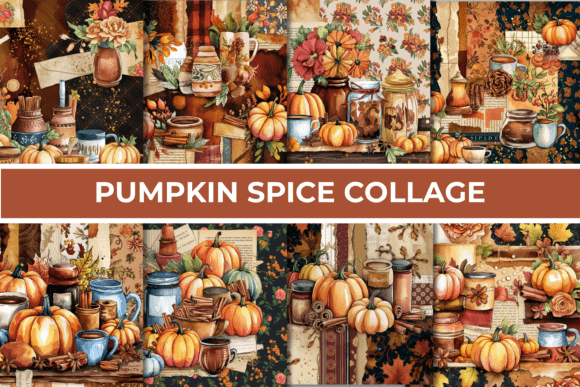 Download Pumpkin Spice Collage Page - Collage Collection