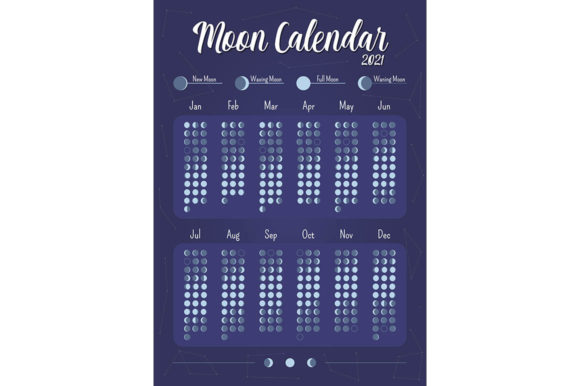 Download Moon Calendar Creative Planner Page - Premium Resources